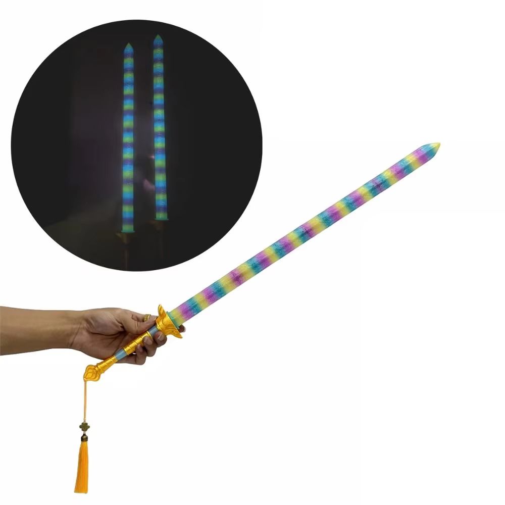 Girl Group Idol Косплей Огни Меч Оружие Реквизит для ролевых игр для девочек Группа Идол Тема Хэллоуин Карнавальный костюм Аксессуары