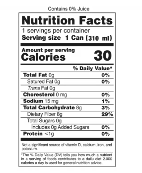 Ekii Lightly Carbonated Green Apple Drink 10.5 oz (12Pack)