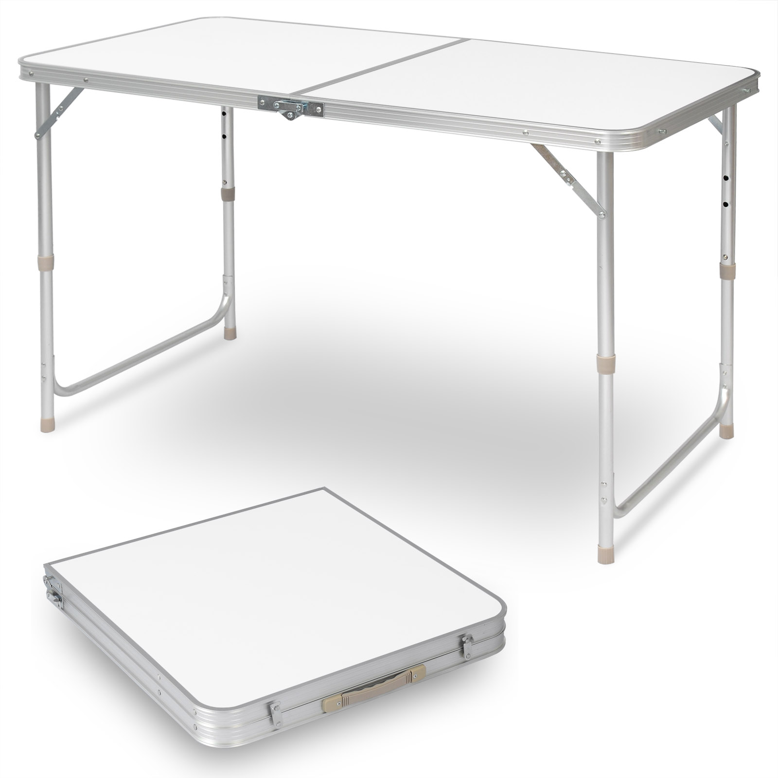 WOLTU Klappbarer Campingtisch, leicht, faltbar, für den Garten, Picknick, Bürotisch für Balkon, Markt, Küche, Grillen im Freien