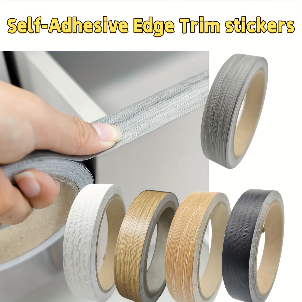 1PC 10mx2cm Preglued Edging PVC Edge Banding for Wood Kitchen Wardrobe Furniture Table Desk Board Edgeband Edger Glossy