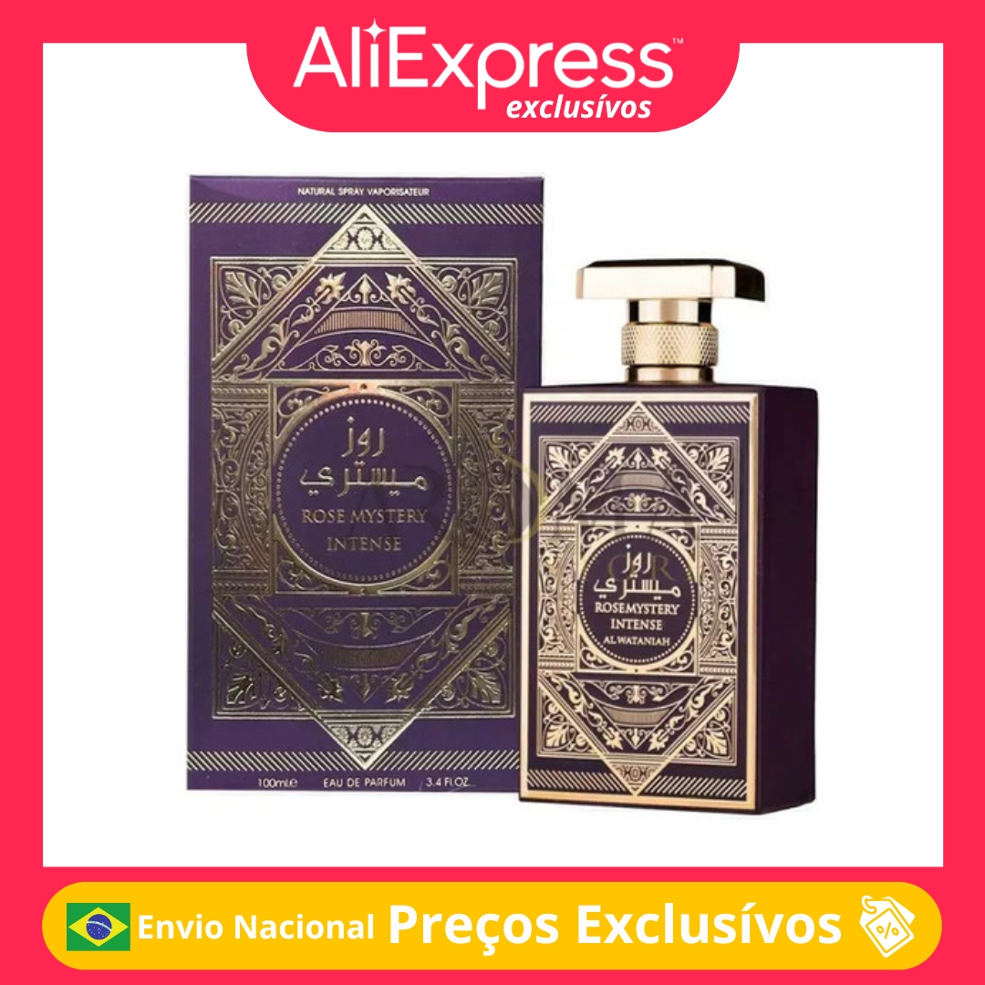 Perfume Árabe Rose Mistery EDP 5ML 15ML 100ML Original Lacrado