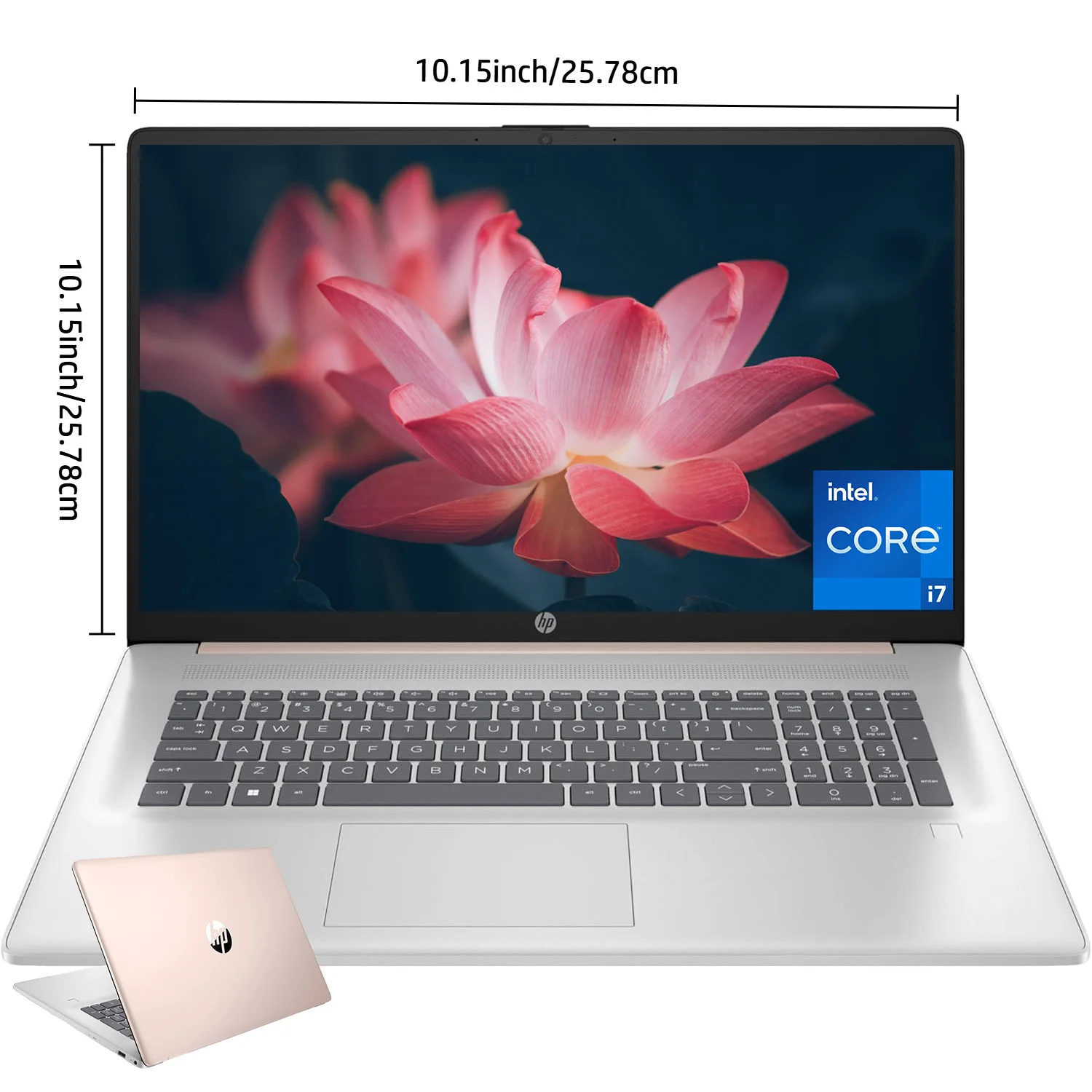 HP 17.3" HD+Touchscreen Laptop,Intel Core i7-1355U,64GB,2TB SSD,Backlit Keyboard,Fingerprint,Windows 11 Home