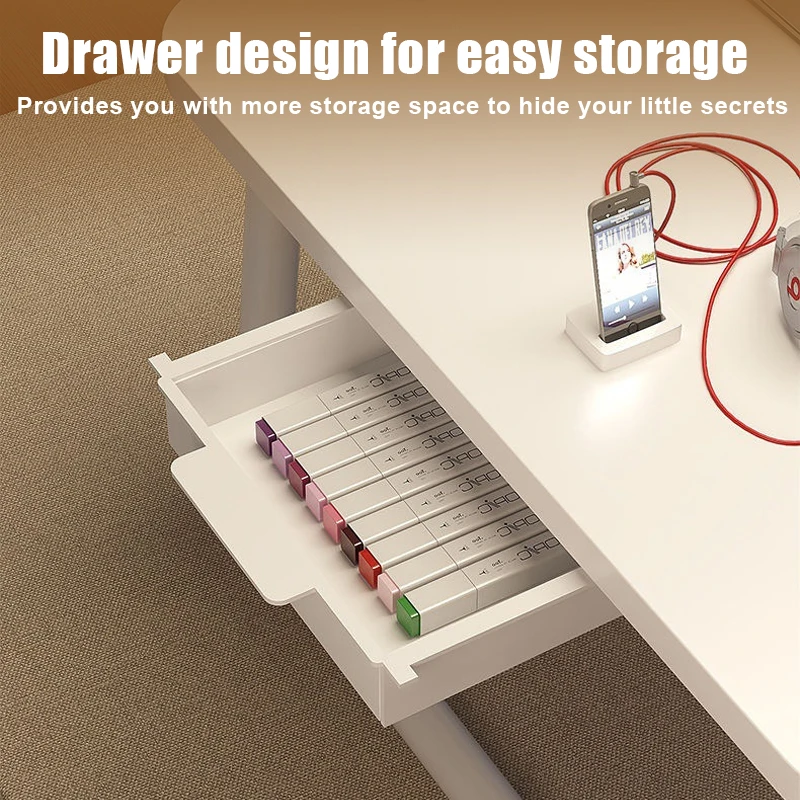 Bedroom desk, laptop desk, lazy person desk, bay window desk, folding table, small table, board-style retractable table