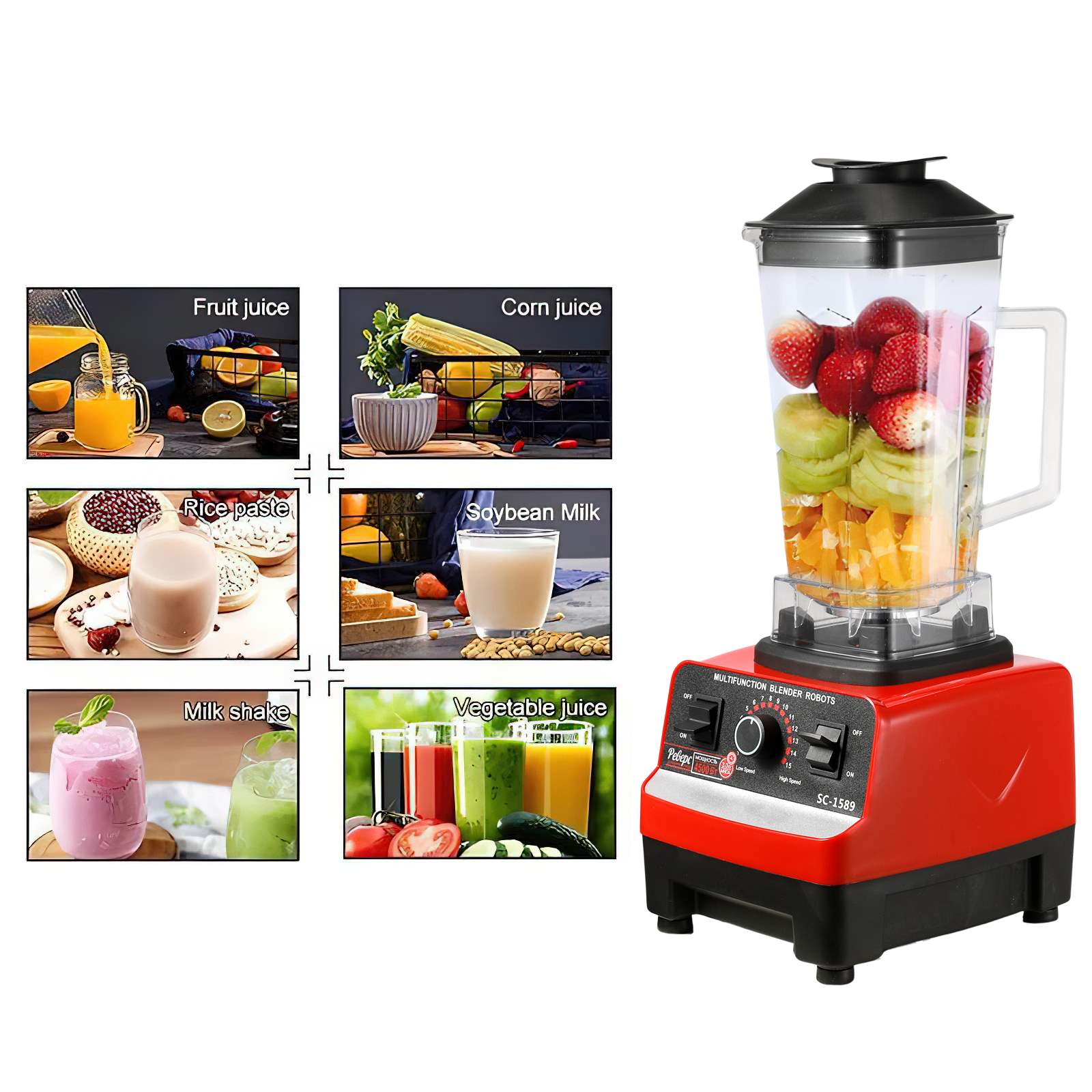 2000w pomarańczowy steezer 2 w1 profesjonalne blendery 2l miksery do urządzeń domowych do kuchenny owoc procesu żywność dla niemowląt sokowirówki