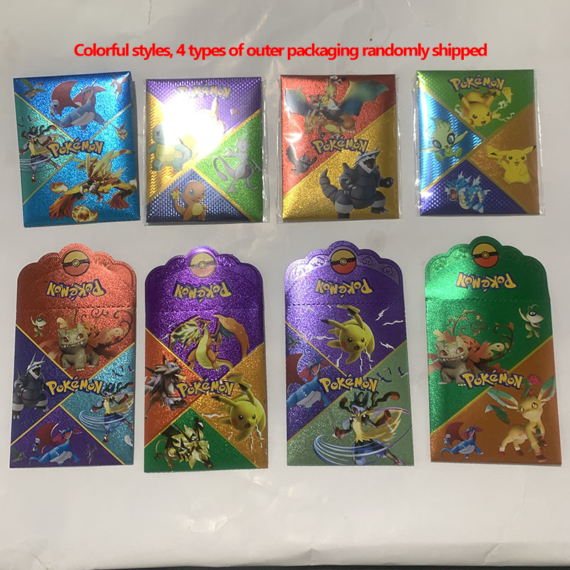 Carte dorée Pokemon Pikachu VMAX GX EX V, cartes argentées, angielski, hiszpański, Charizard Arceus, kolekcja rzadkich Pokémonów, carte