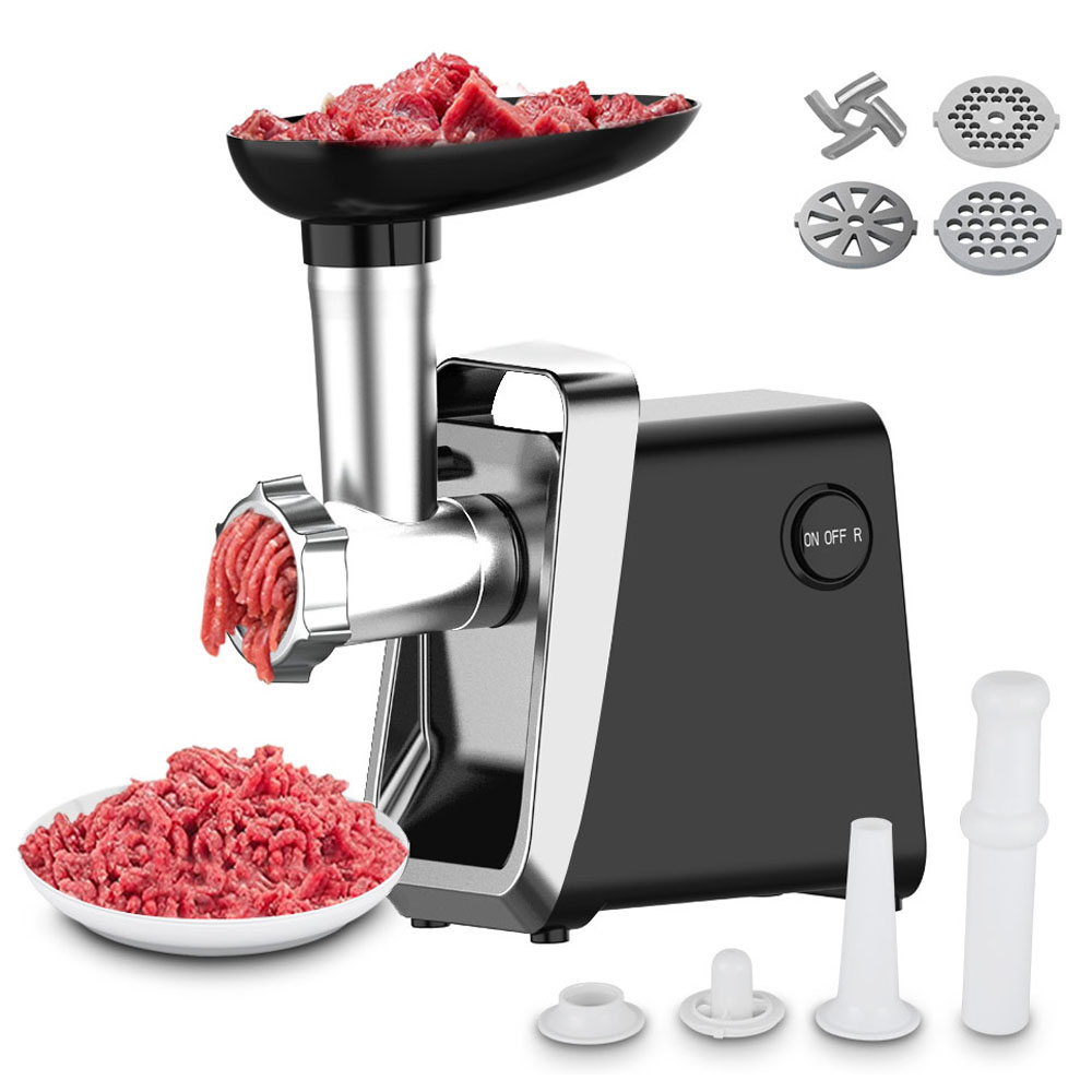 elektrische worstvleesmolen, elektrische groentesnijder, multifunctioneel, Europese standaard uitgerust met ijzeren mesgaas