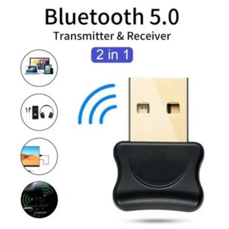 USB Bluetooth 5.0 Plug usb Transmissor de áudio para Notebook Adaptador E Receptor
