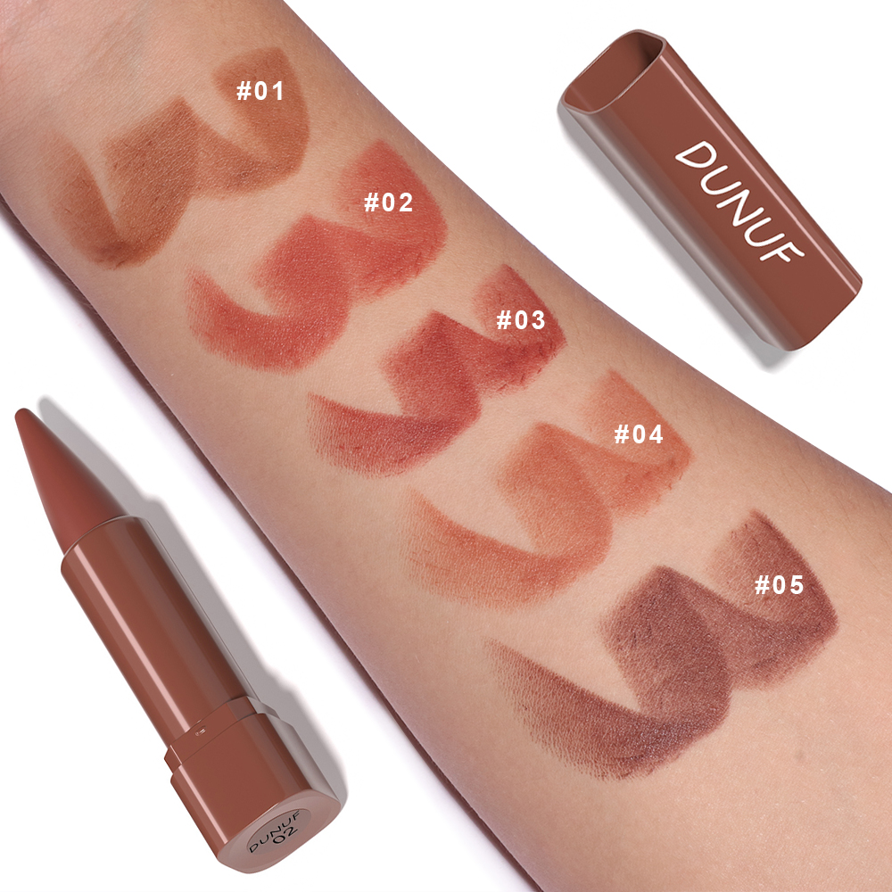 Stylo à lèvres dégradé avec finition velours mat, rouge à lèvres à Application lisse pour les lèvres définies et élégantes