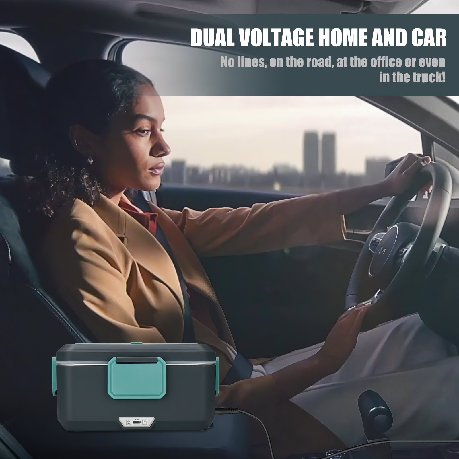 TKKEACE 2.5L Elektrische Lunchbox Draagbare Picknick School Voedsel Verwarming Warmer Container Rvs Set voor Kinderen Kantoor Echtgenoot