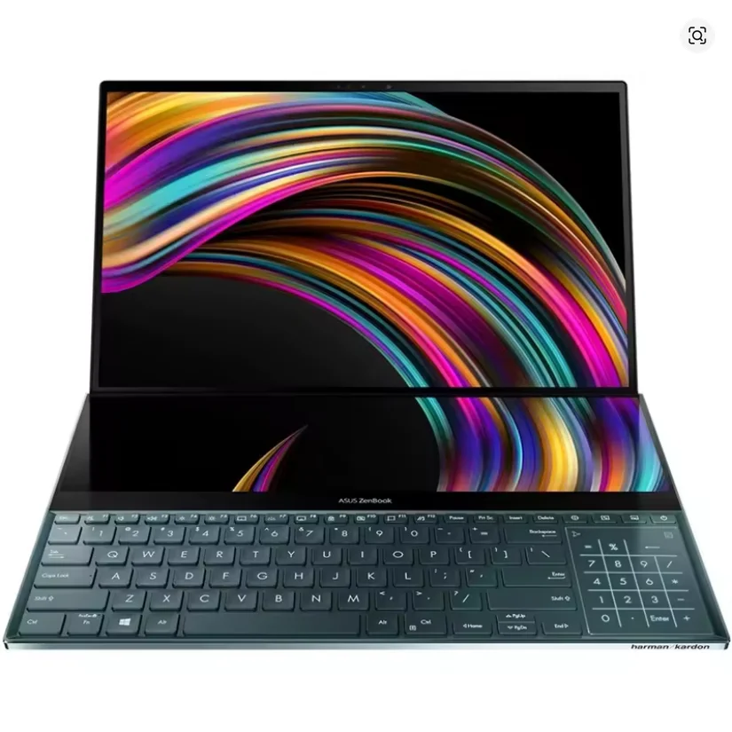 Asus-zenbook pro duo, 15,6 cala, 1 ssd, core i9-11900h, 2,5 ghz, 32gb, kup 2gb, nowy