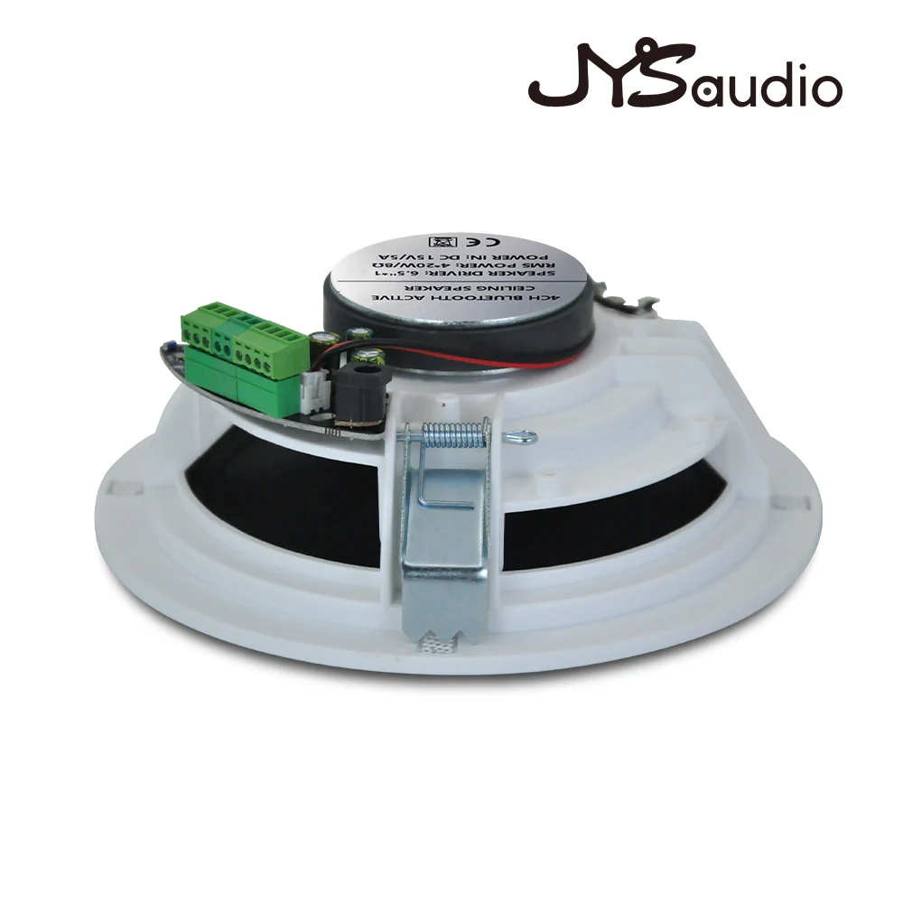 Active 6.5 Inch Bluetooth Ceiling Speaker Build Digital Class D Amplifier HiFi Stereo Loudspeaker Home Theater Music for Hotel