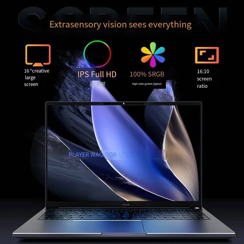 2025 AI Laptop AMD Ryzen 7 8845hs/7840hs 780M 16inch 2.5K 120HZ DDR5 5600MHz Gaming notebook WIFI6 BT Windows11 PRO AI PC