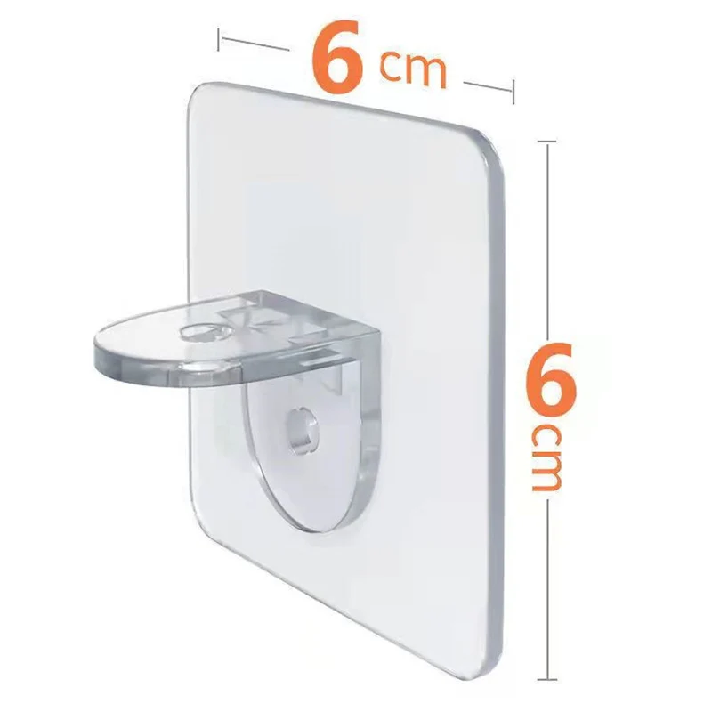 Regalhalterung, selbstklebender Nagel, selbstklebender Kleiderschrank, Regalhalterung, Clip, Wandaufhängung, Trennwand, nicht stanzend, starke Halterung