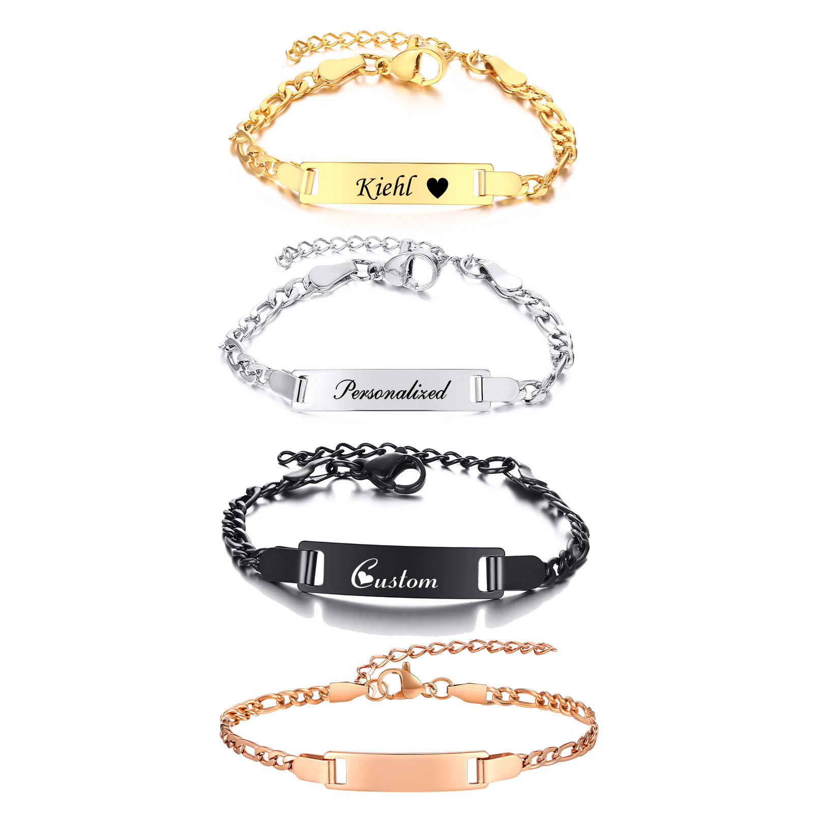 Personalized Name Bracelet VIP Link for for Boy Girl