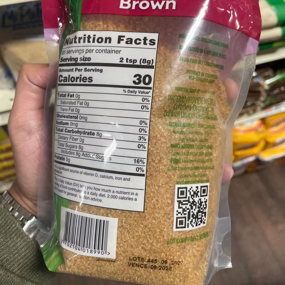 Providencia Organic Brown Sugar 24 oz (Pack of 4)