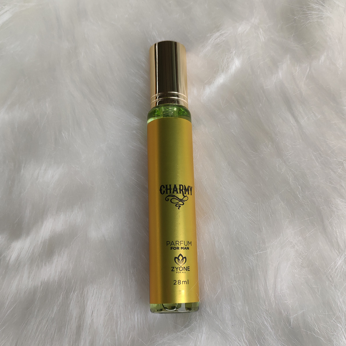 Perfume Masculino Charmy 28ML Zyone Eau de Parfum Alta Fixação de Até 24 horas - Envio do Brasil