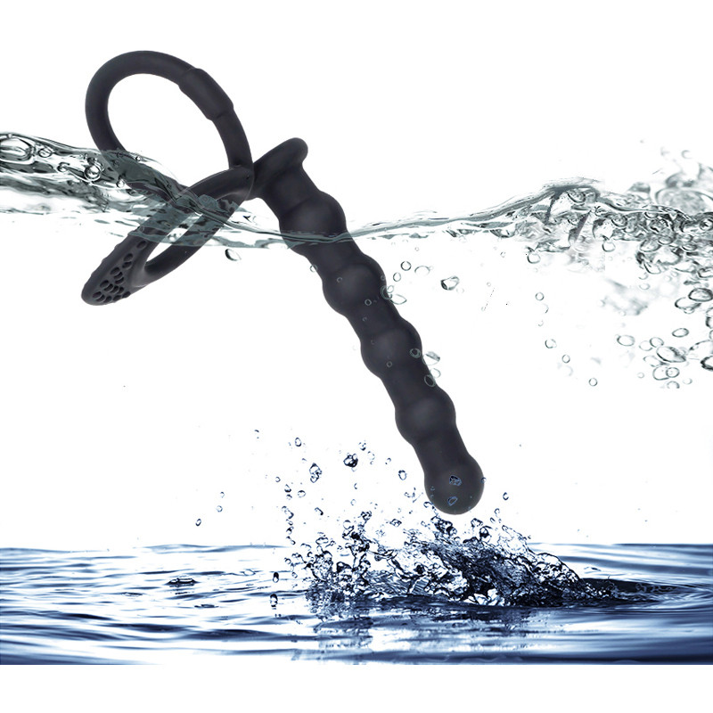 Double Penetration Anal Sex Toys For Men & Women - Dildo Penis Butt Plug, Anal Beads & Cock Ring for Delay Ejaculation