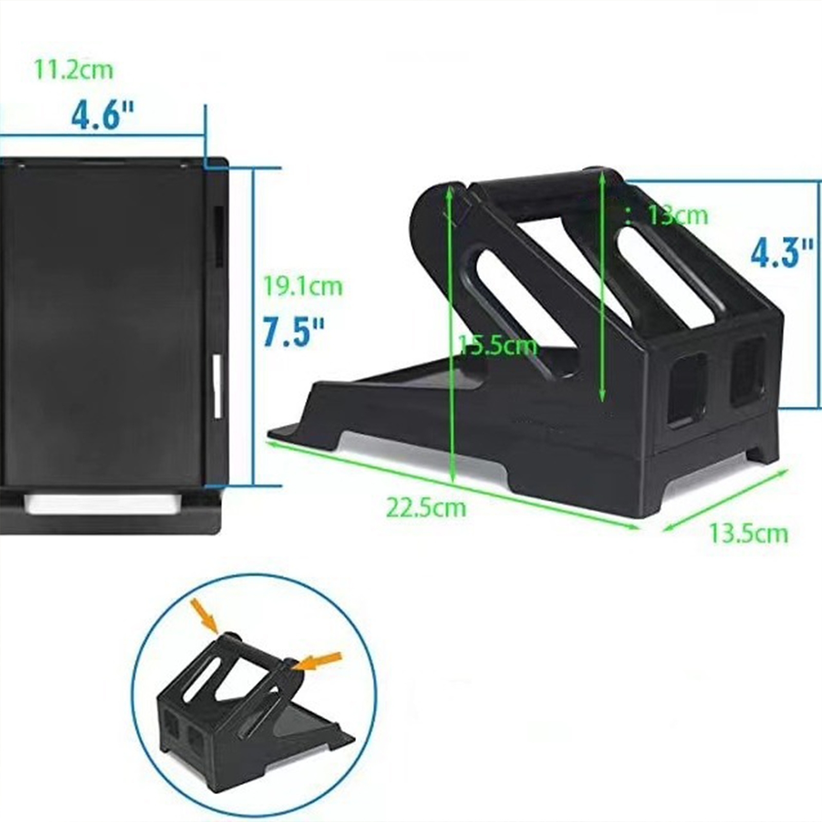 Porte-étiquette pour imprimante de bureau, fournitures d'accessoires, support d'étiquette d'expédition pour rouleaux et étiquettes pliables, supermarché, usine, bureau