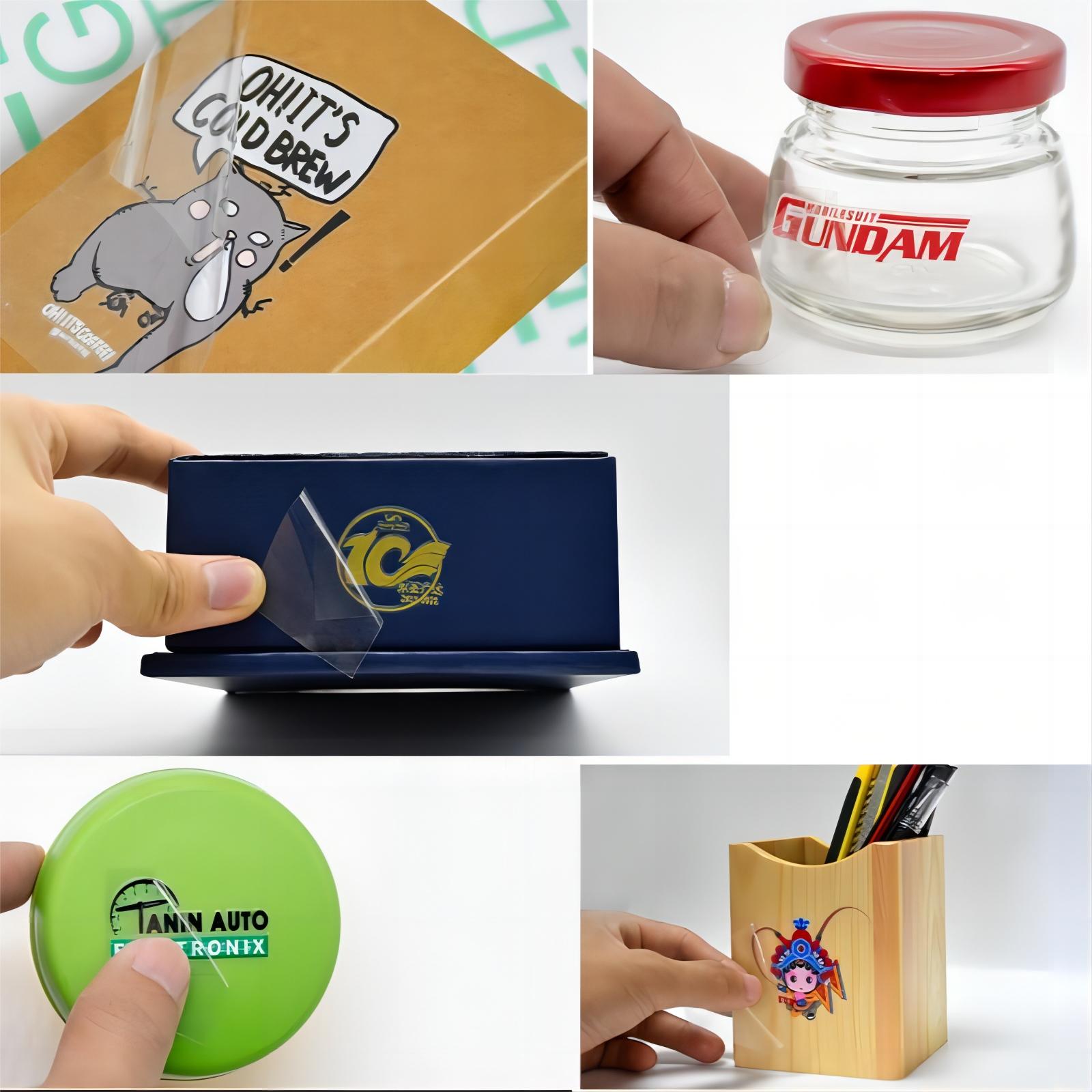 100PCS CUSTOM Transfer 3D สติกเกอร์ทองเงาเงินสติกเกอร์ยี่ห้อโลโก้บริษัทงานแต่งงานส่วนบุคคลสติกเกอร์