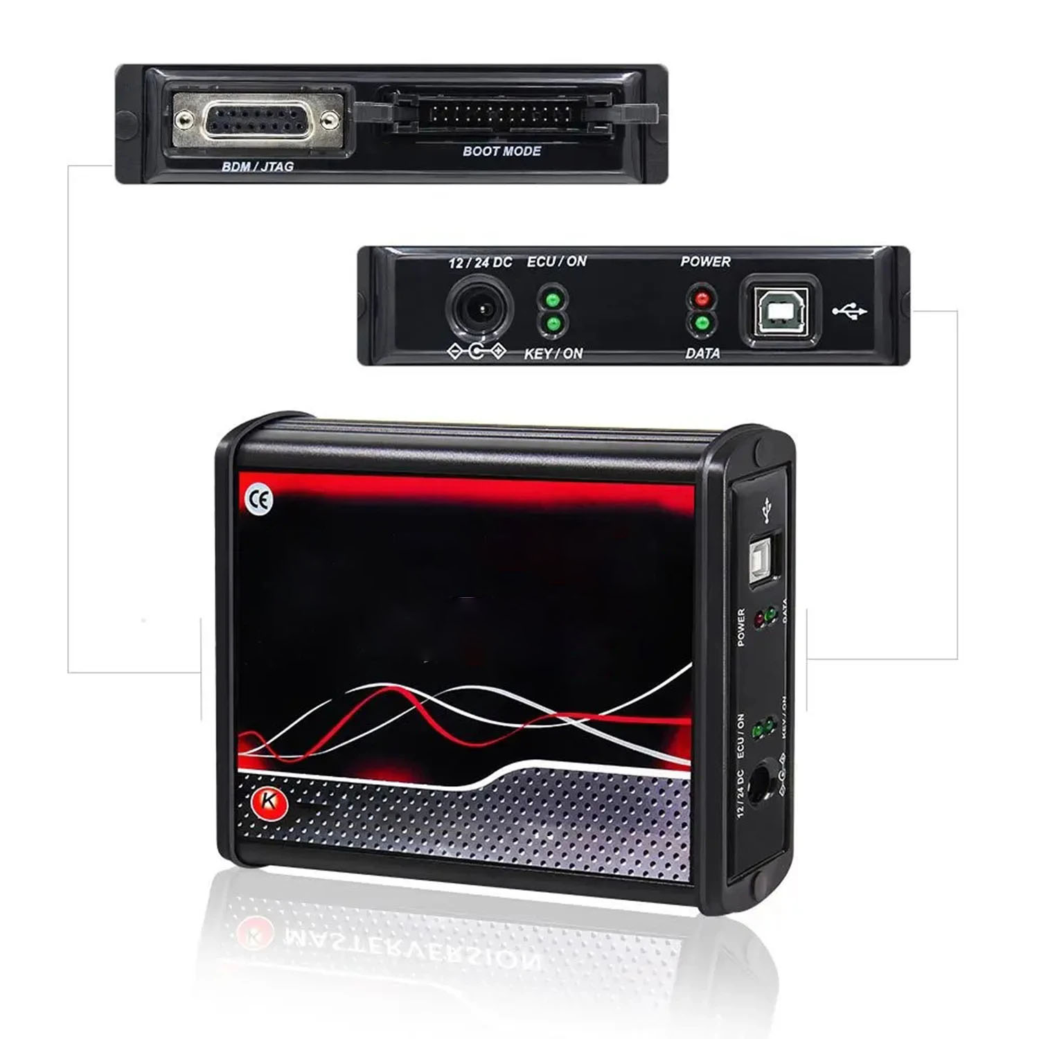 Kess V2 V5.017 en línea, Kit de reparación ilimitada con caja de herramientas, 2,80 EU Red KTAG 7.020 2,25 OBD2 OBD 2 Car Trucks ECU Chip Tuning Kit