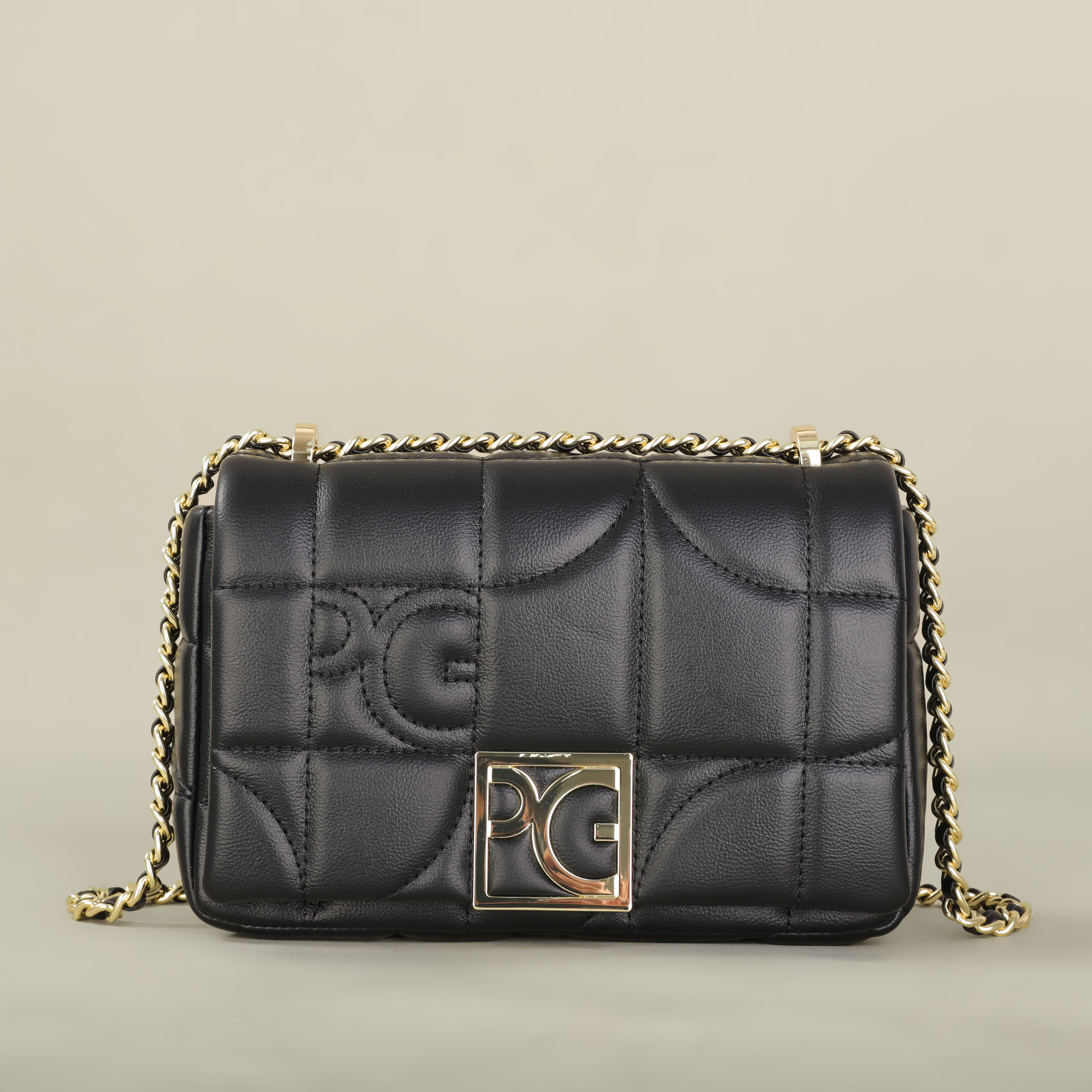 PG moda clásica Retro bolso nuevo de hombro para mujer letra Material PU fiesta bolso cruzado multifuncional nuevo diseño 2025