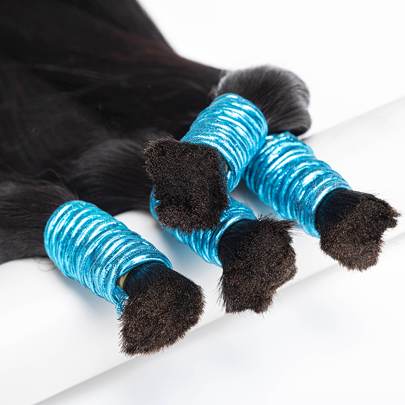 ผมชาวอินเดียที่บริสุทธิ์ยังไม่ได้ประมวล100% ช่อผมต่อแบบหยิกทรงแอฟโฟร