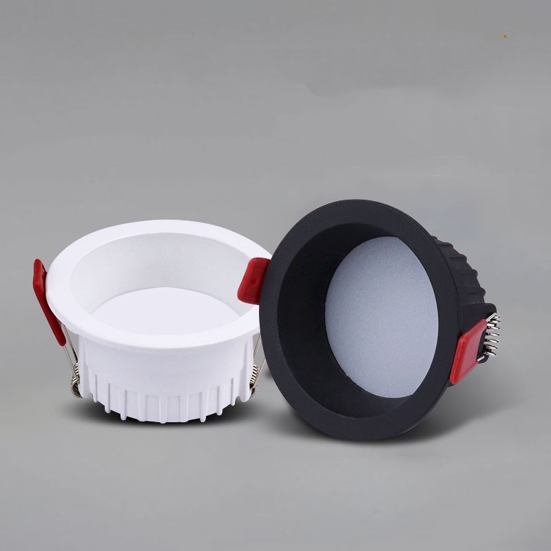 Luces empotradas Led redondas antideslumbrantes SMD2835, 7w, 10w, tamaño del orificio, 7cm, focos de lámpara de techo para iluminación interior