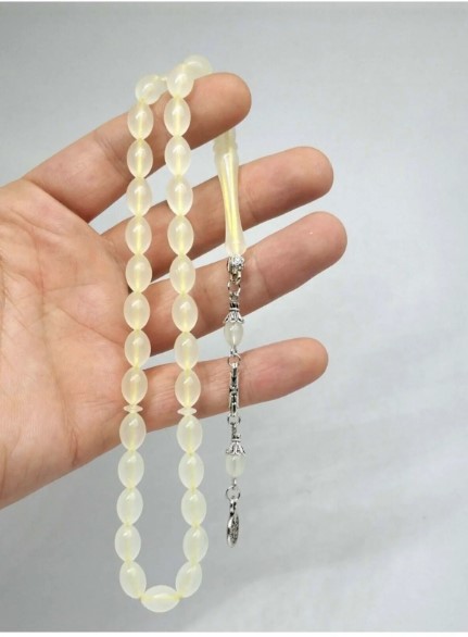 Cat's Eye Prayer Beads Phosphorescent Cat's Eye Prayer Beads That Glow in the Dark