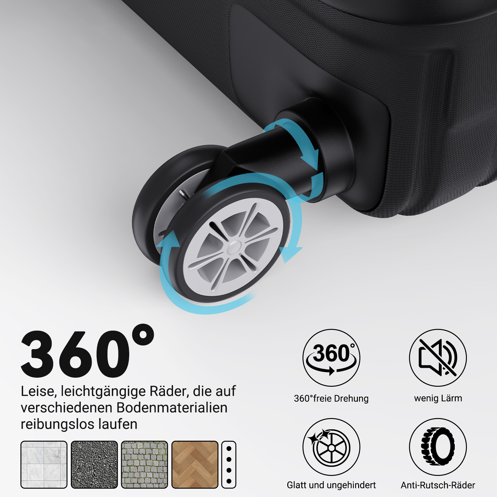 Anajqaqia 3 unidades/conjunto mala de viagem, bagagem de casca dura ABS com trava, com alça telescópica e 4 360 °   Rodízios giratórios