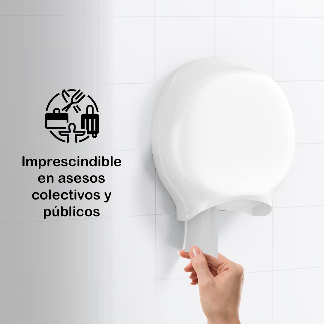 95 M/Roll Industriële Toiletpapier | Dubbellaags Gelamineerd Plakken Industriële Toiletpapier