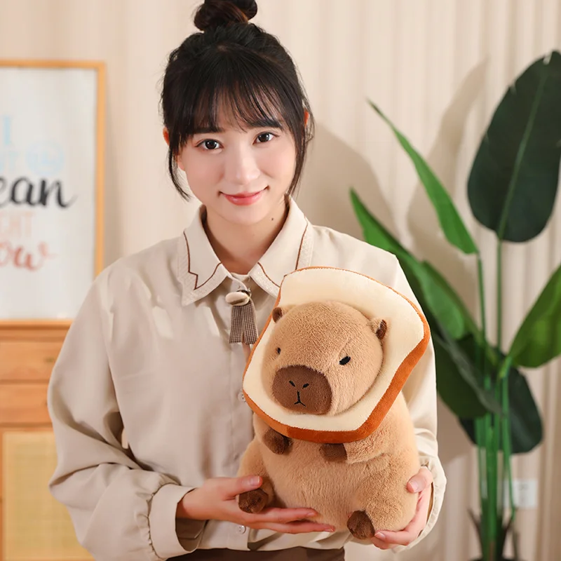 ตุ๊กตา Stitch ยัดไส้น่ารัก Capybara ขนมปังนุ่มพิเศษสำหรับเป็นของขวัญวันเกิดสำหรับเด็กของตกแต่งห้อง