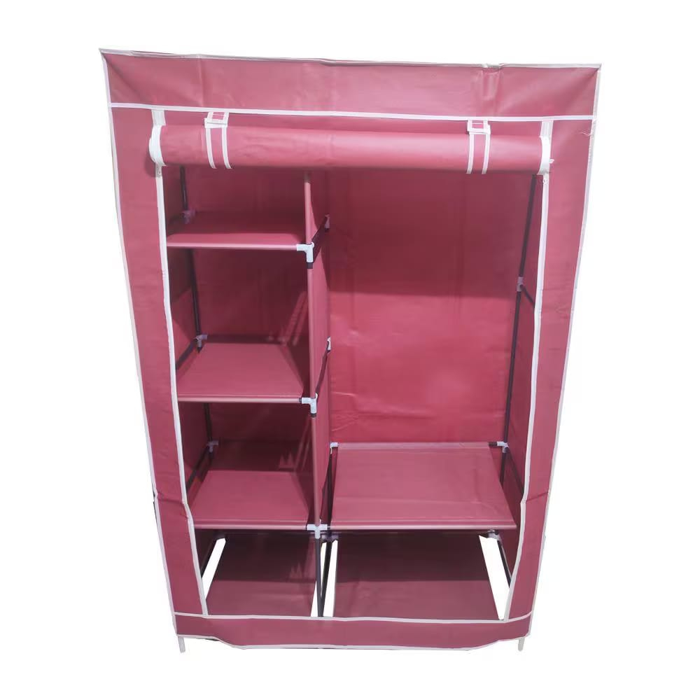 Guarda Roupa Organizador Armário Multiuso Compacto Arara Portatil Cabideiro Dobrável