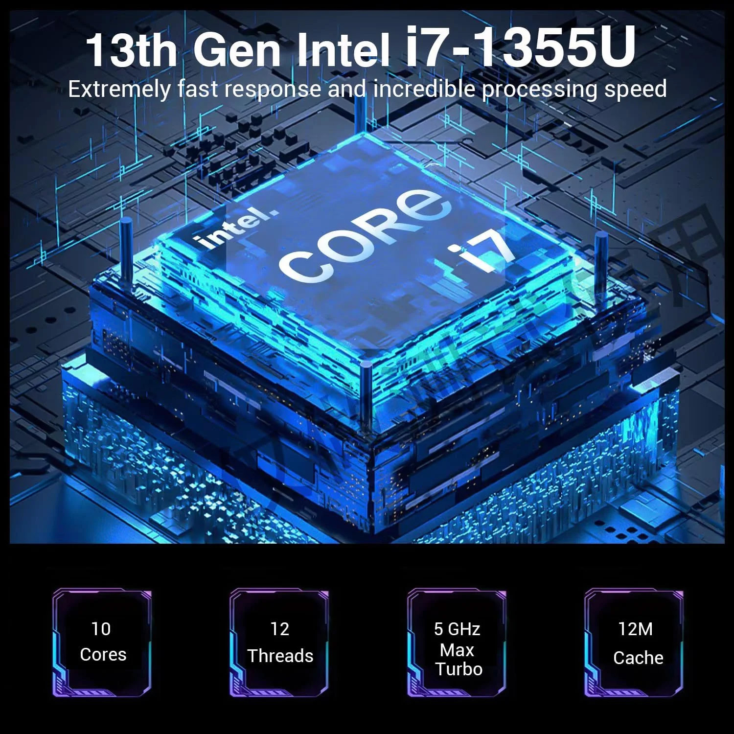 HP 17.3" HD+Touchscreen Laptop,Intel Core i7-1355U,64GB,2TB SSD,Backlit Keyboard,Fingerprint,Windows 11 Home