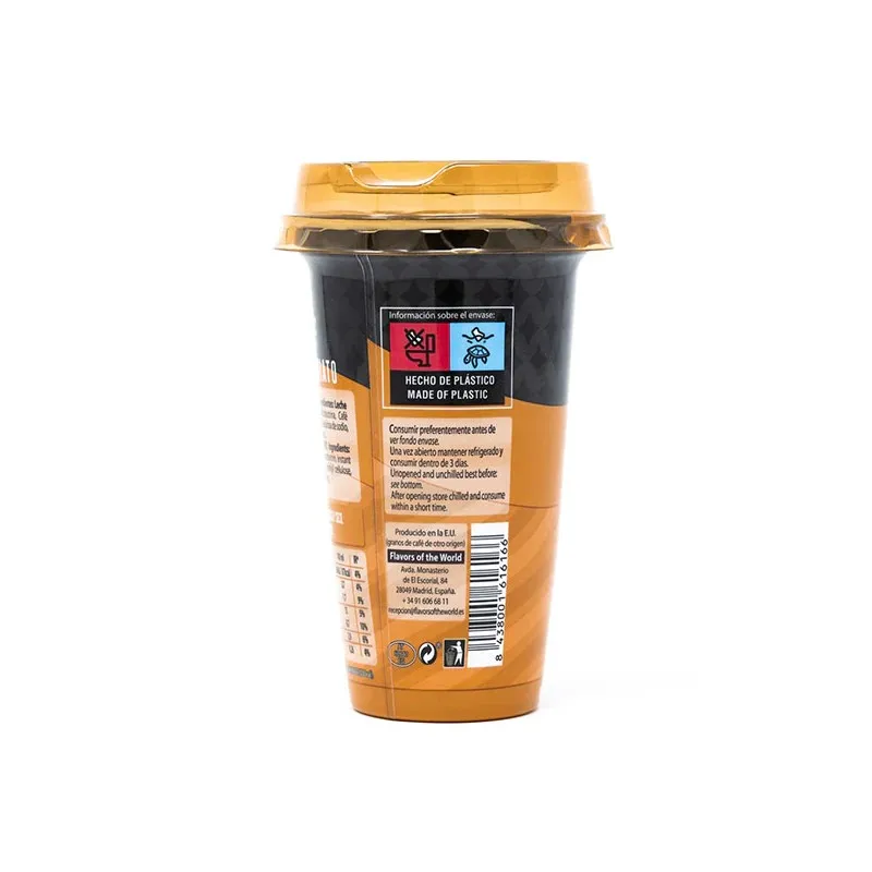 Cafés fríos Coolife Caramel Macchiato - Café frío para llevar y beber en cualquier momento gracias a su envase - Pack de 10 unidades con 230ml - Un nuevo café 100% arábica con caramelo