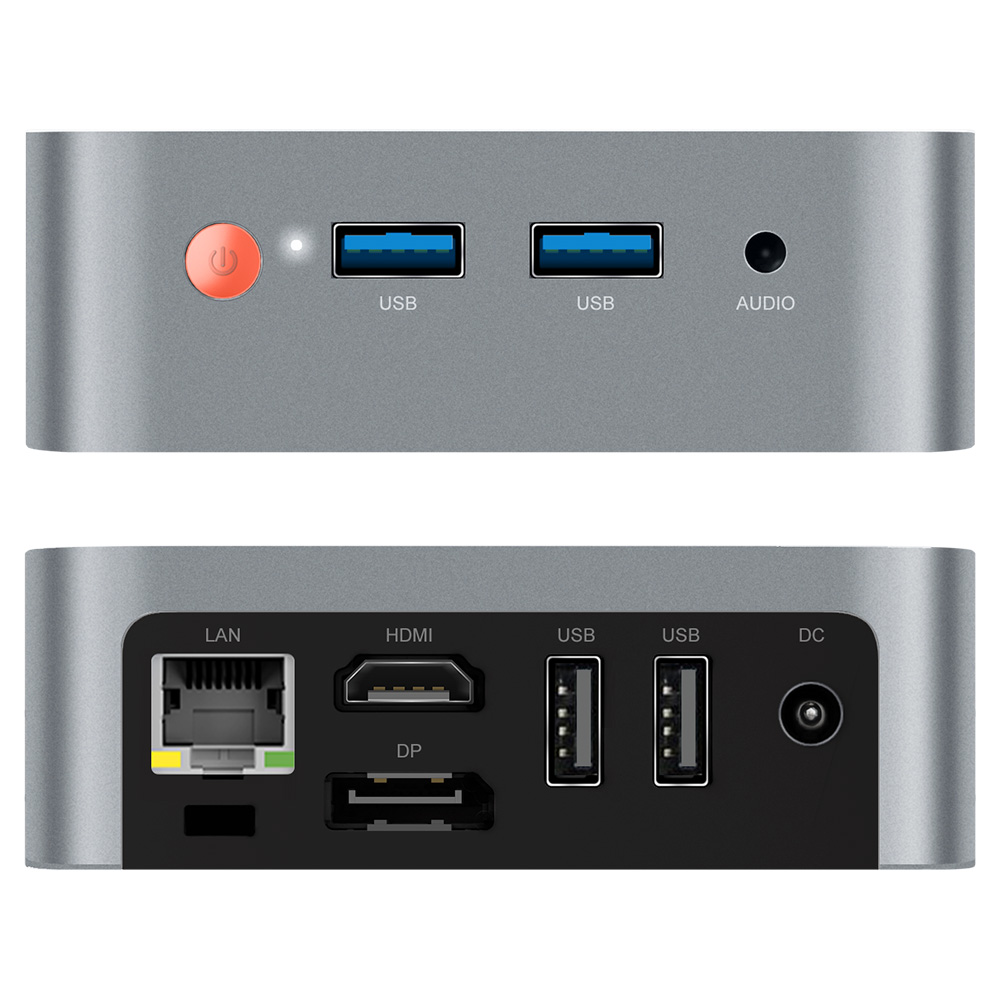 Ninkear MBOX 11 Mini PC Intel N150 fino a 3,6 GHz 16 GB DDR4 512 GB SSD Supporto 2 Schermi 2.4G + 5G WIFI HDMI 3.0*2 Computer Windows 11
