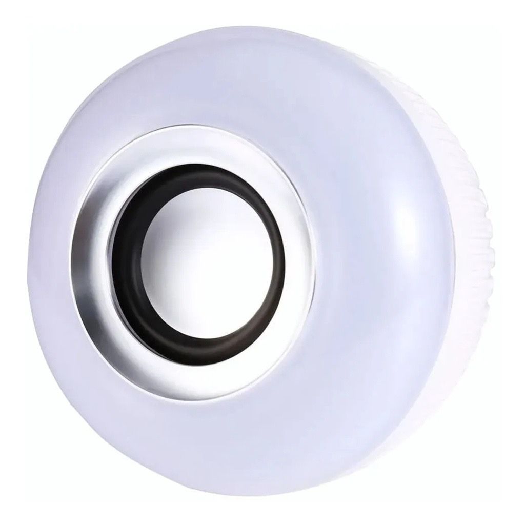 Lâmpada Bluetooth De Led Caixa De Som C Controle Rgb 12W