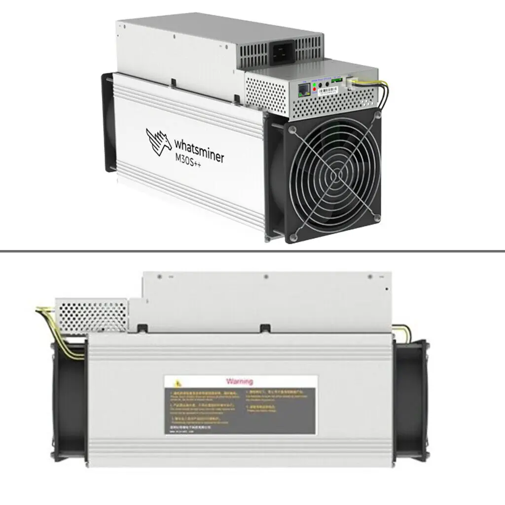 Whatsminer M30S++ 106TH ใหม่ในการรับประกันผู้ผลิตปิดผนึกจากโรงงาน