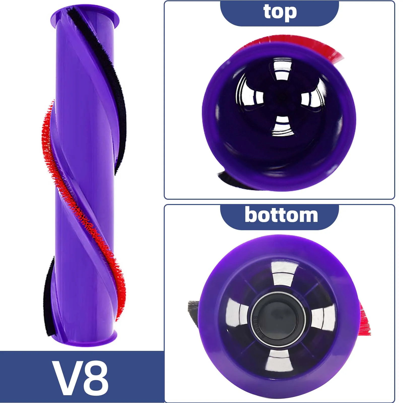 Mềm Mại Cán Bàn Chải Thảm Brushroll Thanh Cho Dyson V6 V8 V10 V11 Hút Dự Phòng Một Phần Phụ Kiện Thay Thế