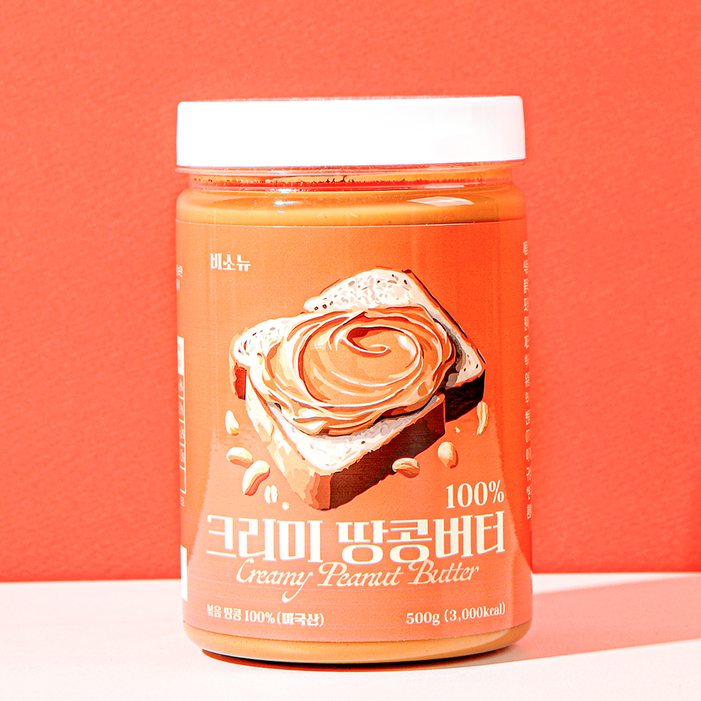 비소뉴 무첨가 100% 땅콩버터 500g