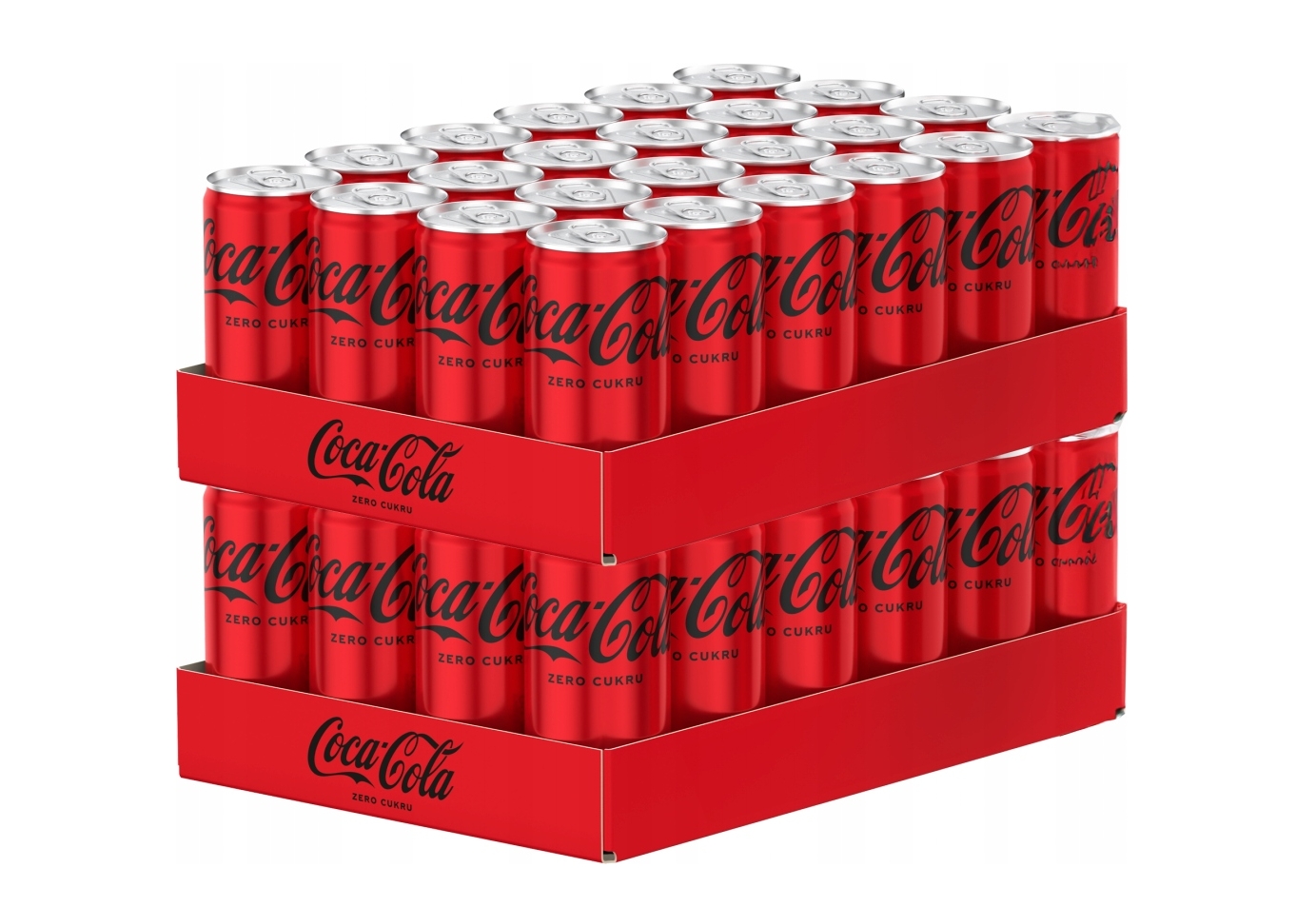 Napój gazowany Coca Cola Zero 48x330ml - Coca-cola