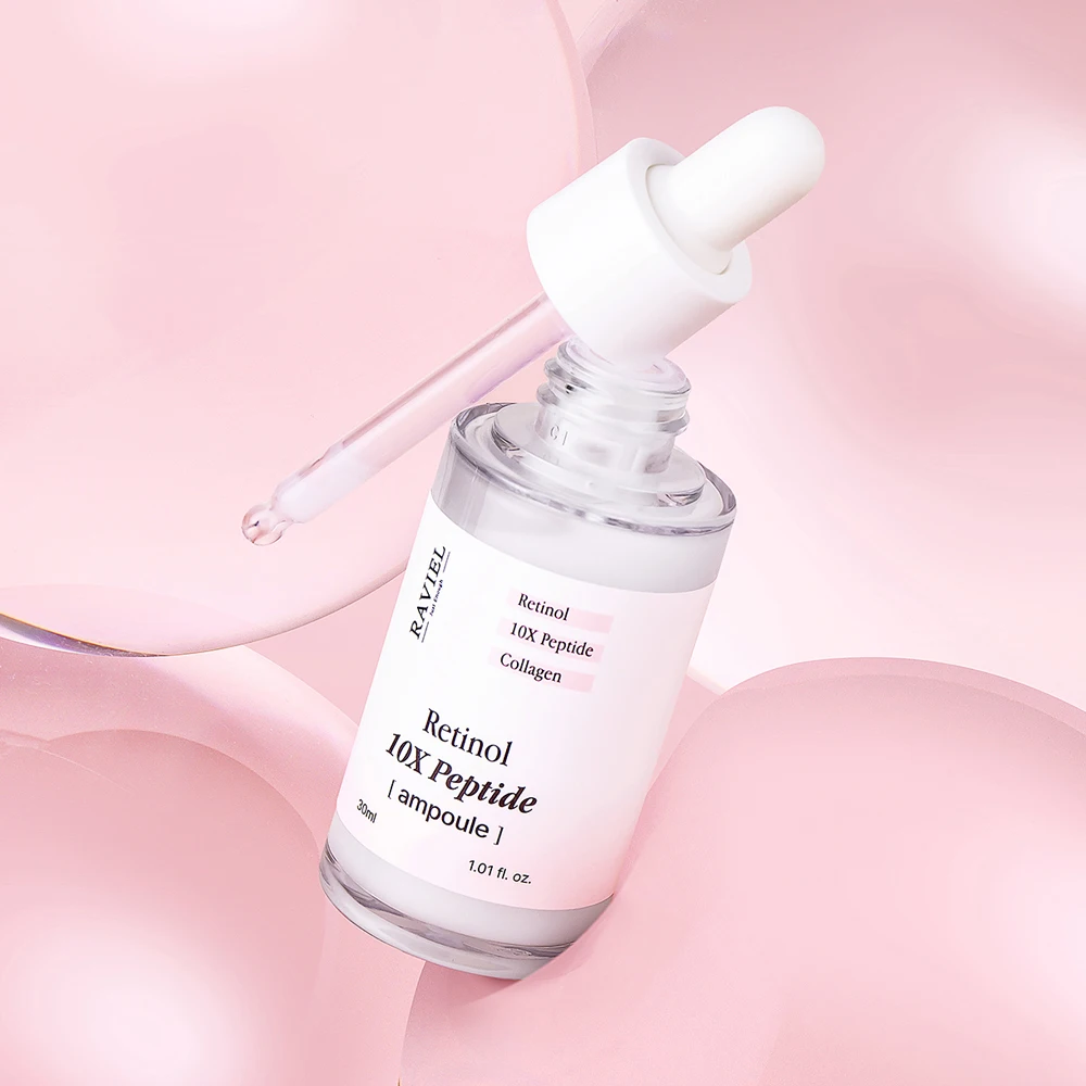 라비엘 스킨부스터 깐달걀 모공탄력 앰플 레티놀 10X 펩타이드 앰플 30ml ,모공,각질 피지관리 콜라겐 앰플