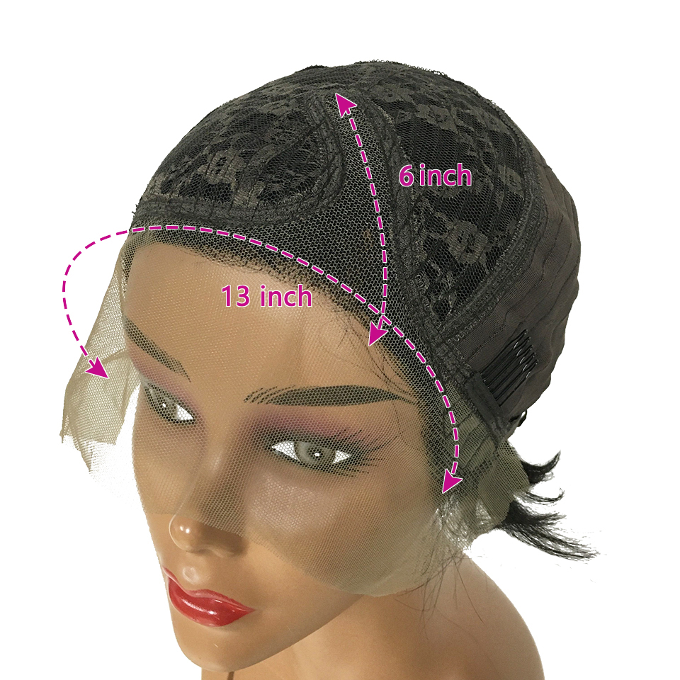Pixie Cut Perücke transparente Spitze Echthaar Perücken gerade kurze Bob Perücke t Teil Spitze Perücke Pre Zupfen Brasilia Echthaar für Frauen