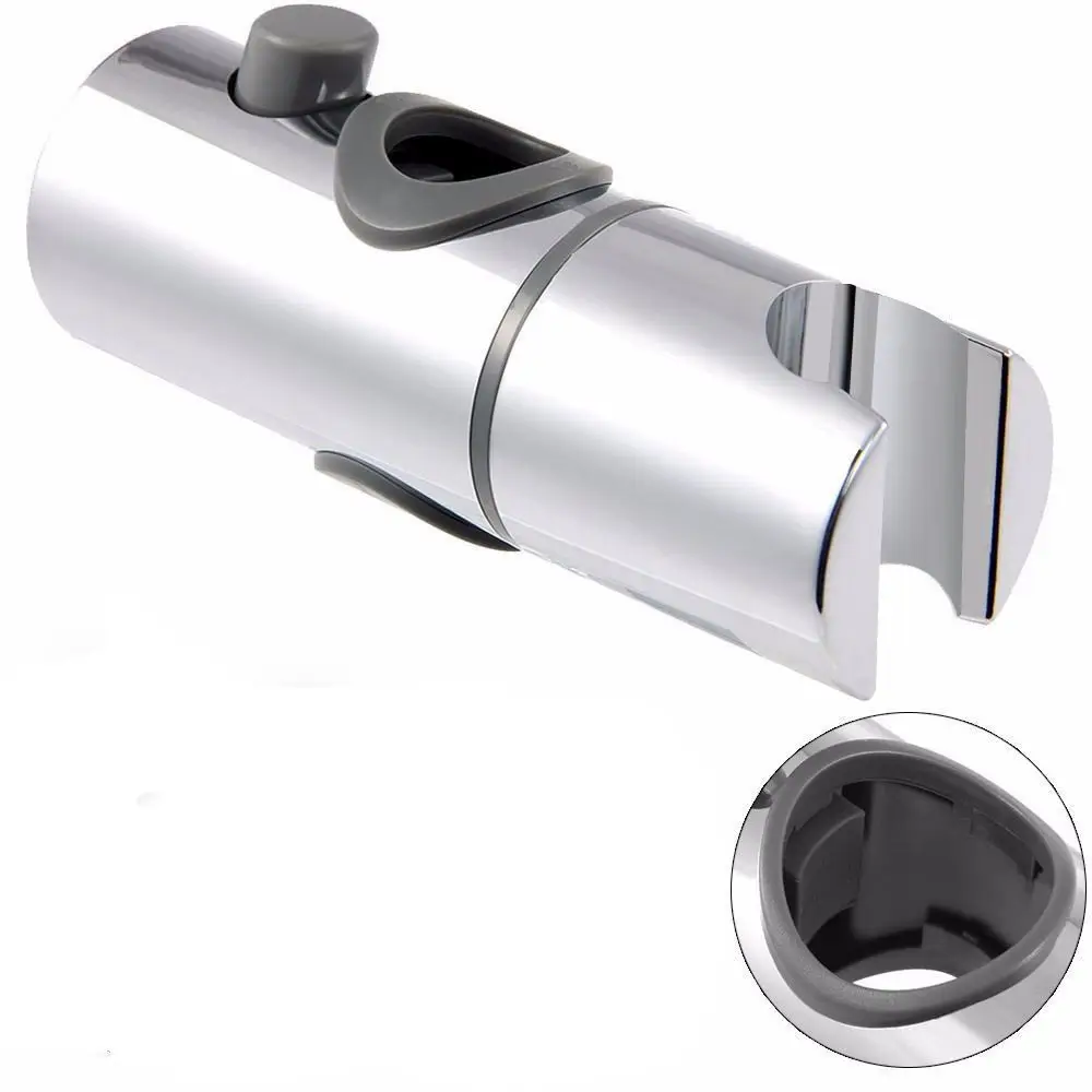 Soporte de barra deslizante para ducha, accesorio Universal de plástico ABS de 18 ~ 25mm, con abrazadera ajustable, reemplazo