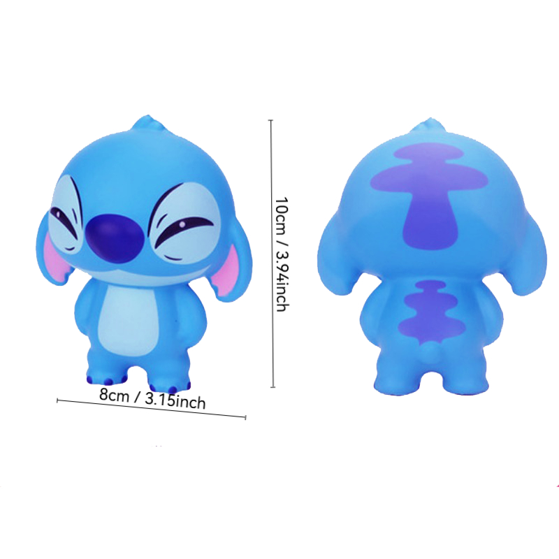 Disney Stitch Giocattoli creativi Stitch Divertenti ornamenti Decomprimere Piccoli giocattoli Sentiti libero per impasti Morbido rimbalzo Giocattoli divertenti Regali