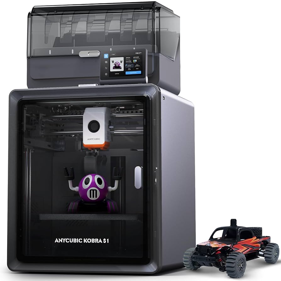 NIEUW AANKOMEN ANYCUBIC KOBRA S1 COMBO VS ORIGINELE PRUSA MK4 -3D PRINTER.