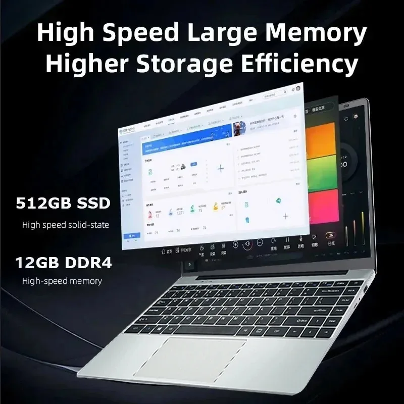 Novo negócio 14.1 "windows 11 i7 laptops intel core i7 7500u notebook 12gb ram 1tb/2tb ssd escritório estudo i7 computar pc