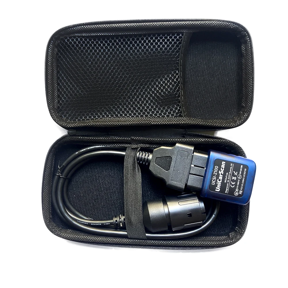 Adaptor Bluetooth UniCarScan BMW kendaraan sepeda motor mendukung Android iOS Motocross scan bimercode dengan kabel 100cm