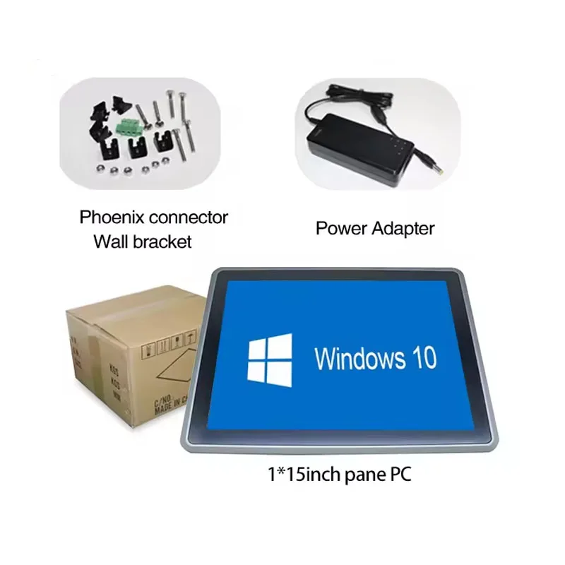 Partaker 15-Zoll-Industrie-Panel-PC I7 10810U I5 8260U 10310U I3 10110U J6412 Win11 RS232 2xLAN DDR4 All-in-One-Touch-Computer