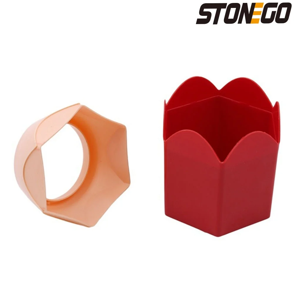 STONEGO Pennello per trucco Portapenne Vaso per matite Scatola portaoggetti per cancelleria (Accessori non inclusi)