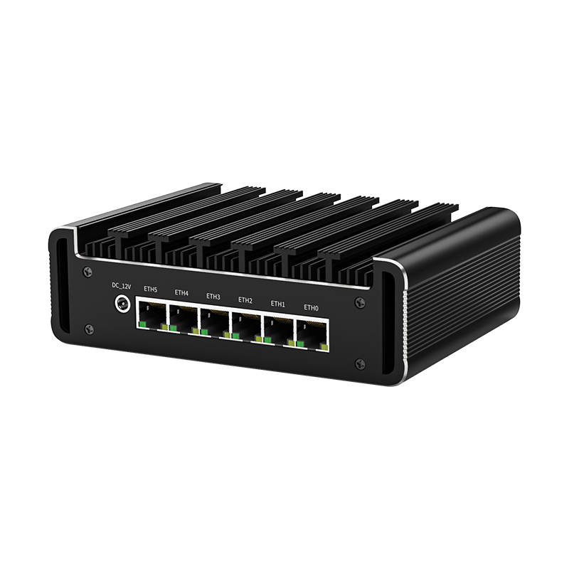 Flash Deal 6 portów Firewall Mini urządzenia komputer Intel N100, 6 * Intel i226-V AES-NI LAN, Router PC, VPN, 8 GB pamięci RAM 128 GB SSD